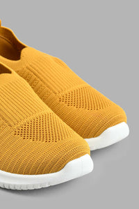 Redtag-Mustard-Slip-On-Boys-Trainers,-Colour:Mustard,-Filter:Boys-Footwear-(3-to-5-Yrs),-New-In,-New-In-BOY-FOO,-Non-Sale,-S22A,-Section:Kidswear-Boys-3 to 5 Years