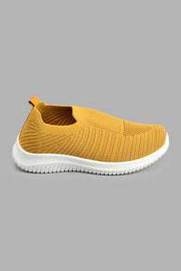 Redtag-Mustard-Slip-On-Boys-Trainers,-Colour:Mustard,-Filter:Boys-Footwear-(3-to-5-Yrs),-New-In,-New-In-BOY-FOO,-Non-Sale,-S22A,-Section:Kidswear-Boys-3 to 5 Years