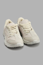 Load image into Gallery viewer, Redtag-Beige-Colour-Block-Chunky-Sneaker-Chunky-Boys-3 to 5 Years
