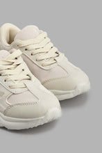 Load image into Gallery viewer, Redtag-Beige-Colour-Block-Chunky-Sneaker-Chunky-Boys-3 to 5 Years
