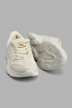 Load image into Gallery viewer, Redtag-Beige-Colour-Block-Chunky-Sneaker-Chunky-Boys-3 to 5 Years
