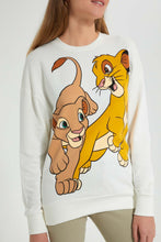 Load image into Gallery viewer, Redtag-Ivory-Lion-King-Sweatshirt-Sweatshirts-Women&#39;s-
