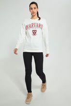 تنزيل الصورة على معرض الصور، Redtag-Ivory-Harvard-Sweatshirt-Sweatshirts-Women&#39;s-
