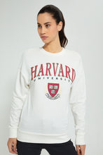 تنزيل الصورة على معرض الصور، Redtag-Ivory-Harvard-Sweatshirt-Sweatshirts-Women&#39;s-
