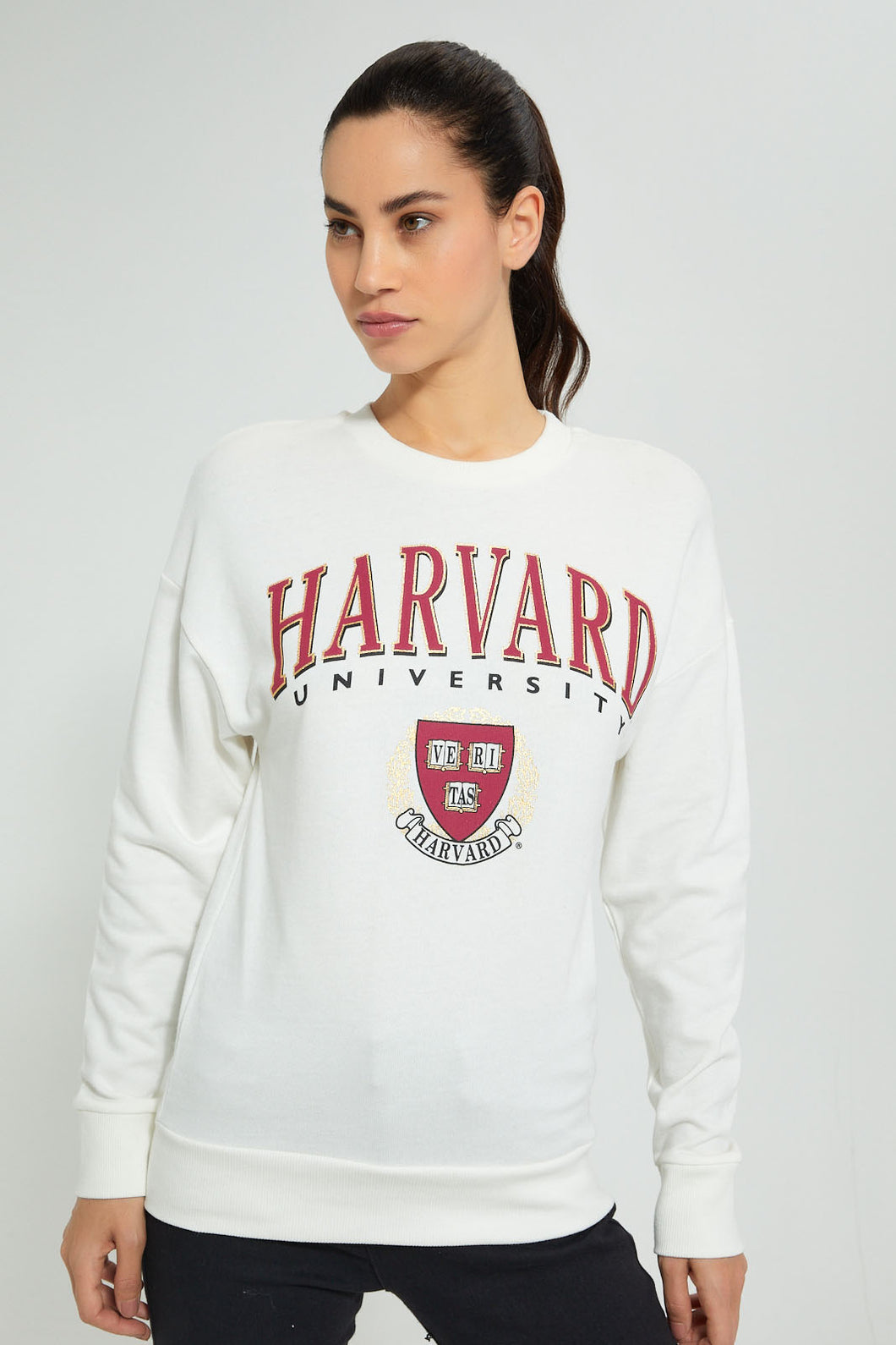 Redtag-Ivory-Harvard-Sweatshirt-Sweatshirts-Women's-