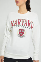 تنزيل الصورة على معرض الصور، Redtag-Ivory-Harvard-Sweatshirt-Sweatshirts-Women&#39;s-
