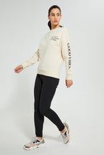 تنزيل الصورة على معرض الصور، Redtag-Beige-Smiley-Sweatshirt-Sweatshirts-Women&#39;s-
