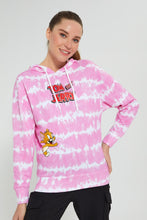 Load image into Gallery viewer, Redtag-Tie-Dye-Tom-And-Jerry-Sweatshirt-Sweatshirts-Women&#39;s-
