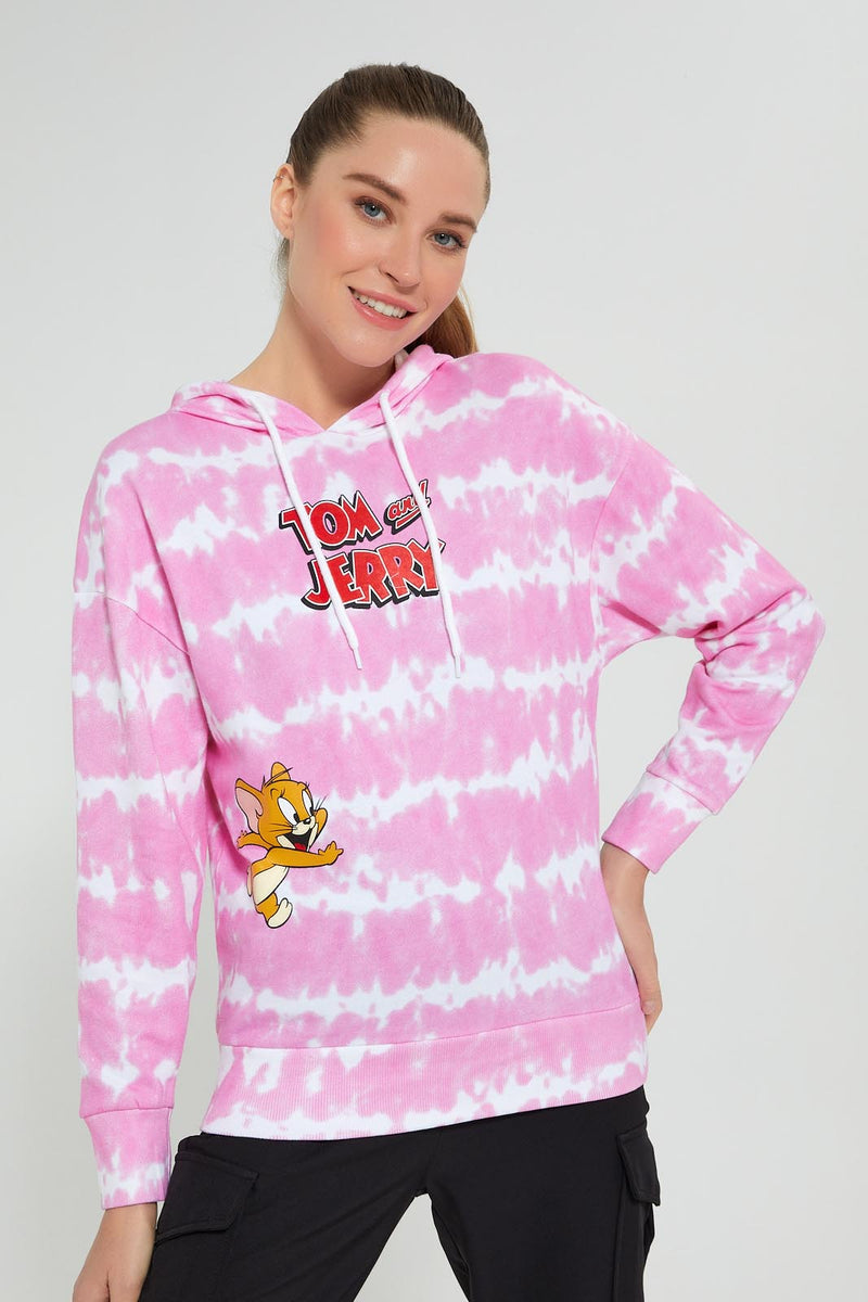 Redtag-Tie-Dye-Tom-And-Jerry-Sweatshirt-Sweatshirts-Women's-