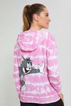Load image into Gallery viewer, Redtag-Tie-Dye-Tom-And-Jerry-Sweatshirt-Sweatshirts-Women&#39;s-
