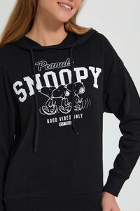 Redtag-Black-Snoopy-Sweatshirt-Sweatshirts-Women's-