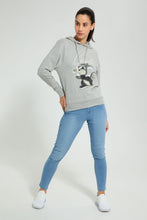 تنزيل الصورة على معرض الصور، Redtag-Grey-Melange-Bambi-Sweatshirt-Sweatshirts-Women&#39;s-
