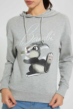 تنزيل الصورة على معرض الصور، Redtag-Grey-Melange-Bambi-Sweatshirt-Sweatshirts-Women&#39;s-
