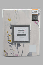Load image into Gallery viewer, Redtag-Pink-Floral-Printed-Fitted-Sheet-(Single-Size)-Fitted-Sheets-Home-Bedroom-
