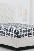تنزيل الصورة على معرض الصور، Redtag-Navy-Geometric-Printed-Fitted-Sheet-(Single-Size)-Fitted-Sheets-Home-Bedroom-
