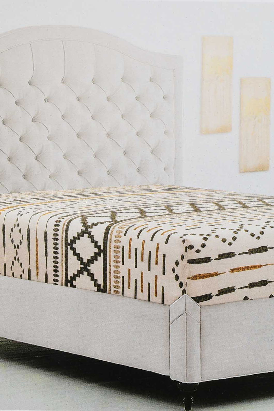 Redtag-Multi-Colour-Geometric-Printed-Fitted-Sheet-(King-Size)-Fitted-Sheets-Home-Bedroom-