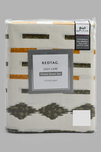 Load image into Gallery viewer, Redtag-Multi-Colour-Geometric-Printed-Fitted-Sheet-(King-Size)-Fitted-Sheets-Home-Bedroom-
