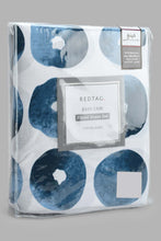 Load image into Gallery viewer, Redtag-Navy-Geometric-Printed-Fitted-Sheet-(King-Size)-Fitted-Sheets-Home-Bedroom-
