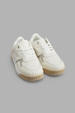 Load image into Gallery viewer, Redtag-Off-White-Ribbed-Sole-Skate-Shoe-Skate-Shoes-Senior-Boys-5 to 14 Years
