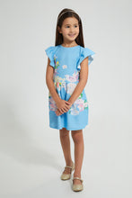 تنزيل الصورة على معرض الصور، Redtag-Assorted-Textured-Printed-Dress-Dresses-Girls-2 to 8 Years

