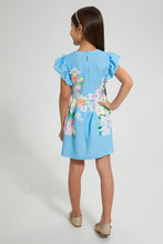 تنزيل الصورة على معرض الصور، Redtag-Assorted-Textured-Printed-Dress-Dresses-Girls-2 to 8 Years
