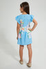 Redtag-Assorted-Textured-Printed-Dress-Dresses-Girls-2 to 8 Years