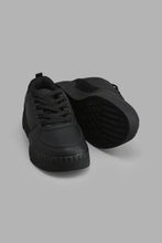 Load image into Gallery viewer, Redtag-Black-Ribbed-Sole-Skate-Shoe-Skate-Shoes-Senior-Boys-5 to 14 Years
