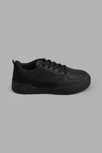 Load image into Gallery viewer, Redtag-Black-Ribbed-Sole-Skate-Shoe-Skate-Shoes-Senior-Boys-5 to 14 Years
