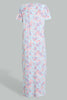 Redtag-Blue-Floral-Printed-Nightgown-Nightgowns-Women's-