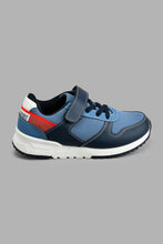 Load image into Gallery viewer, Redtag-Navy-Colour-Block-Sneaker-BSR-Trainers,-Colour:Navy,-Filter:Boys-Footwear-(5-to-14-Yrs),-New-In,-New-In-BSR-FOO,-Non-Sale,-S22A,-Section:Kidswear-Senior-Boys-5 to 14 Years
