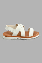 Load image into Gallery viewer, Redtag-White-Strappy-Comfort-Sandal-BSR-Casual-Sandals,-Colour:White,-Filter:Boys-Footwear-(5-to-14-Yrs),-New-In,-New-In-BSR-FOO,-Non-Sale,-S22A,-Section:Kidswear-Senior-Boys-5 to 14 Years
