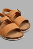Redtag-Mustard-Cork-Sandal-Cork-Senior-Boys-5 to 14 Years