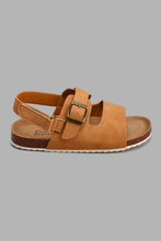 Load image into Gallery viewer, Redtag-Mustard-Cork-Sandal-Cork-Senior-Boys-5 to 14 Years
