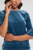 Redtag-Blue-Velour-Top-Tops-Women's-0
