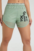 تنزيل الصورة على معرض الصور، Redtag-Mint-Placement-Print-Running-Shorts-Colour:Mint,-Filter:Women&#39;s-Clothing,-New-In,-New-In-Women,-Non-Sale,-S22B,-Section:Women,-Women-Shorts-Women&#39;s-
