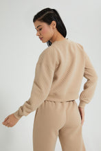 تنزيل الصورة على معرض الصور، Redtag-Tan-Jacquard-Cropped-Sweatshirt-Colour:Tan,-Filter:Women&#39;s-Clothing,-New-In,-New-In-Women,-Non-Sale,-S22A,-Section:Women,-Women-Sweatshirts-Women&#39;s-
