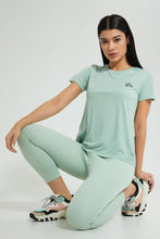 تنزيل الصورة على معرض الصور، Redtag-Mint-Plain-Active-Pant-Colour:Mint,-Filter:Women&#39;s-Clothing,-New-In,-New-In-Women,-Non-Sale,-S22B,-Section:Women,-Women-Shorts-Women&#39;s-
