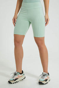 Redtag-Mint-Active-Shorts-Colour:Mint,-Filter:Women's-Clothing,-New-In,-New-In-Women,-Non-Sale,-S22B,-Section:Women,-Women-Shorts-Women's-