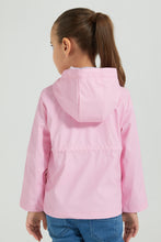 تنزيل الصورة على معرض الصور، Redtag-Pink-Zip-Through-Hooded-Jaqcket-Jackets-Girls-2 to 8 Years
