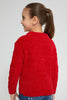 Redtag-Red-Drop-Shoulder-Pullover-Pullovers-Girls-2 to 8 Years