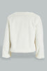 Redtag-Cream-Fur-Crew-Neck-Jacket-Jackets-Girls-2 to 8 Years