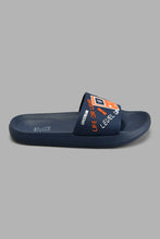 Load image into Gallery viewer, Redtag-Navy-Gamepad-Slide-BSR-Flip-Flops,-Colour:Navy,-Filter:Boys-Footwear-(5-to-14-Yrs),-New-In,-New-In-BSR-FOO,-Non-Sale,-S22A,-Section:Kidswear-Senior-Boys-5 to 14 Years
