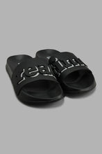 Load image into Gallery viewer, Redtag-Black-Slogan-Embossed-Slide-BSR-Flip-Flops,-Colour:Black,-Filter:Boys-Footwear-(5-to-14-Yrs),-New-In,-New-In-BSR-FOO,-Non-Sale,-S22A,-Section:Kidswear-Senior-Boys-5 to 14 Years
