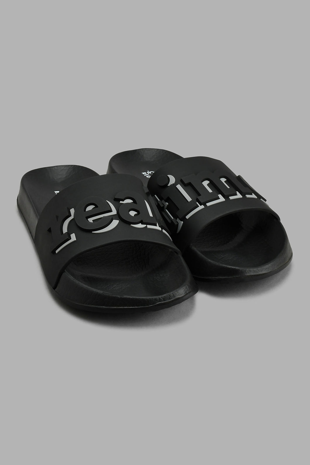 Redtag-Black-Slogan-Embossed-Slide-BSR-Flip-Flops,-Colour:Black,-Filter:Boys-Footwear-(5-to-14-Yrs),-New-In,-New-In-BSR-FOO,-Non-Sale,-S22A,-Section:Kidswear-Senior-Boys-5 to 14 Years