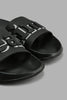 Redtag-Black-Slogan-Embossed-Slide-BSR-Flip-Flops,-Colour:Black,-Filter:Boys-Footwear-(5-to-14-Yrs),-New-In,-New-In-BSR-FOO,-Non-Sale,-S22A,-Section:Kidswear-Senior-Boys-5 to 14 Years