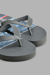 Redtag-Grey-Printed-Toe-Slide-BSR-Flip-Flops,-Colour:Grey,-Filter:Boys-Footwear-(5-to-14-Yrs),-New-In,-New-In-BSR-FOO,-Non-Sale,-S22A,-Section:Kidswear-Senior-Boys-5 to 14 Years