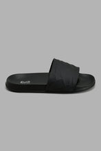 Load image into Gallery viewer, Redtag-Black-Geometric-Slide-BSR-Flip-Flops,-Colour:Black,-Filter:Boys-Footwear-(5-to-14-Yrs),-New-In,-New-In-BSR-FOO,-Non-Sale,-S22A,-Section:Kidswear-Senior-Boys-5 to 14 Years
