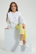 Load image into Gallery viewer, Redtag-White-Textured-Blouse-Colour:White,-Filter:Girls-(2-to-8-Yrs),-Girls-Blouses,-New-In,-New-In-GIR,-Non-Sale,-S22A,-Section:Kidswear-Girls-2 to 8 Years
