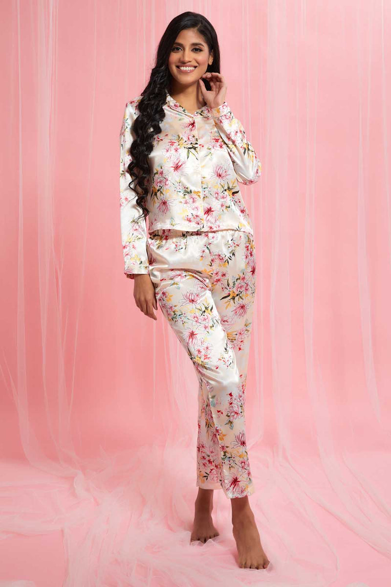 Redtag-Off-White-Floral-Printed-Classic-Pyjama-Set-Pyjama-Sets-Women's-