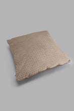 Load image into Gallery viewer, Redtag-Beige-Pinsonic-Plain-Cushion-Cushions-Home-Bedroom-
